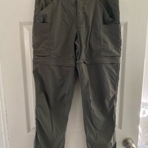 REI Girls Convertible Cargo Hiking Pants Size XL (18) Color Gray